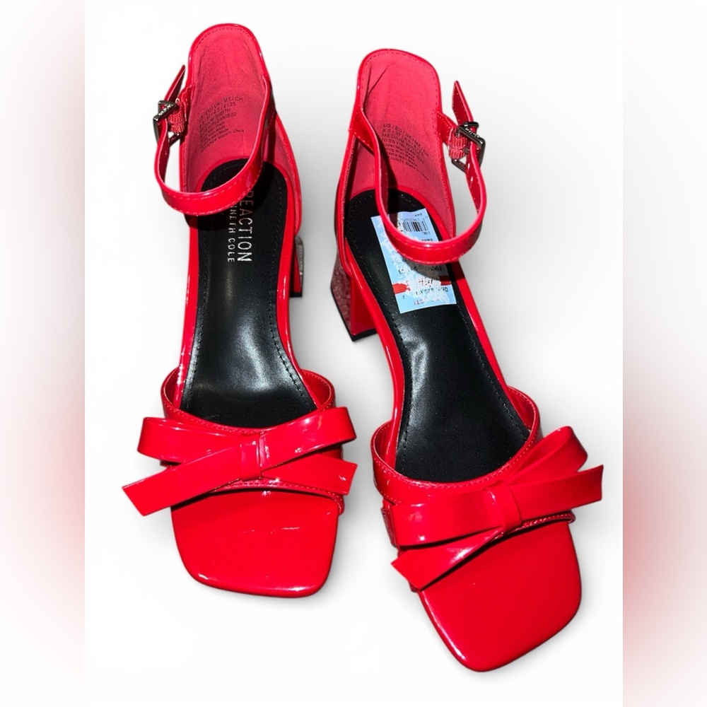 Kenneth Cole REACTION Nissy red women’s heels. Size 6.5